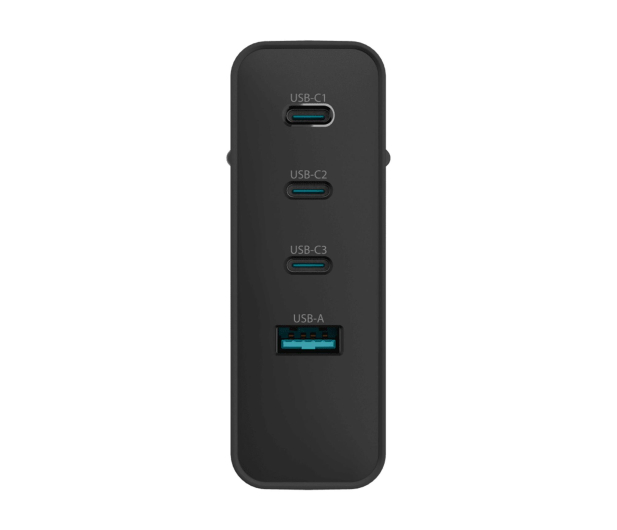 Natec RIBERA GAN 3X USB-C + 1X USB-A 100W CZARNA - 1480435 - zdjęcie 4